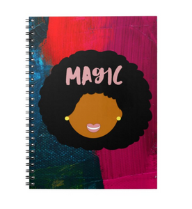 "Magic" Afro Girl Journal