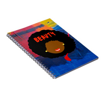 Load image into Gallery viewer, &quot;Beauty&quot; Afro Girl Journal